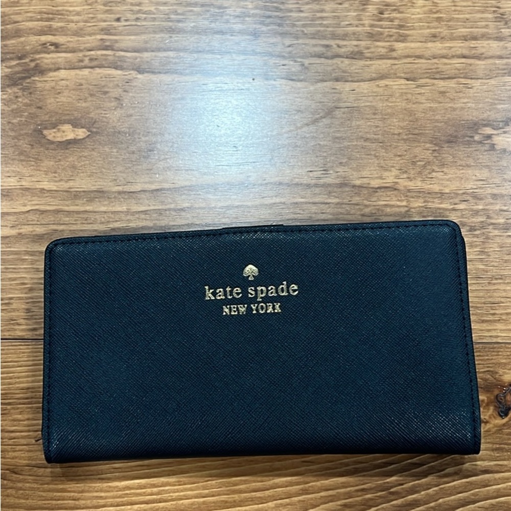 Kate Spade Black Leather Wallet